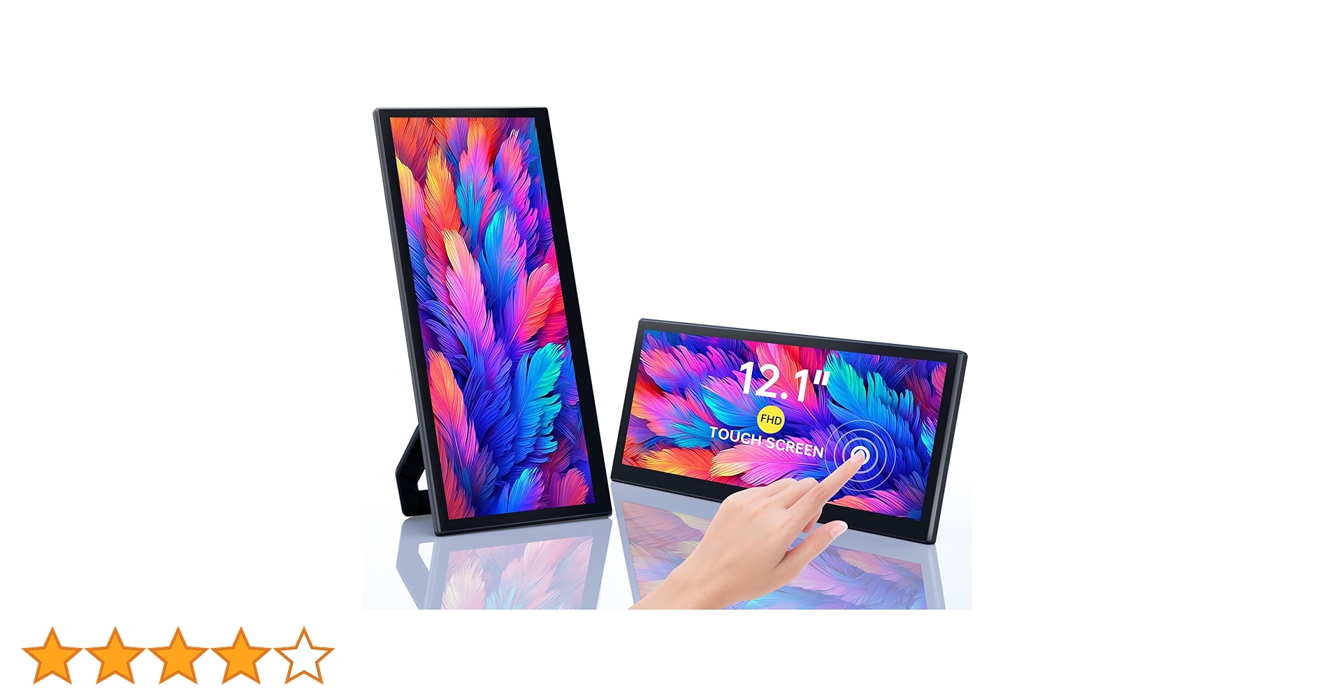 ❤️1品限り❤️12.1インチポータブルモニタータッチスクリーンFHD1080P ❤️1品限り❤️12.1インチポータブルモニタータッチスクリーン